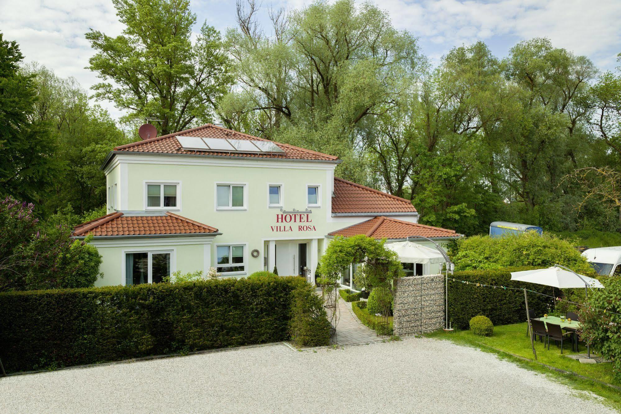 Hotel Villa Rosa Allershausen Dış mekan fotoğraf